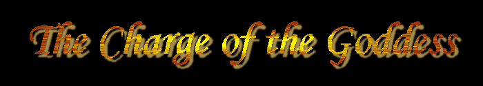The Charge of the Goddess